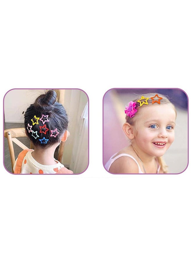 KHAJUL 30-Piece Star Hair Clips Girls Hair Pins Non Slip Hair Clips Small Hairpins for Styling Festival Accessories  - Image 3