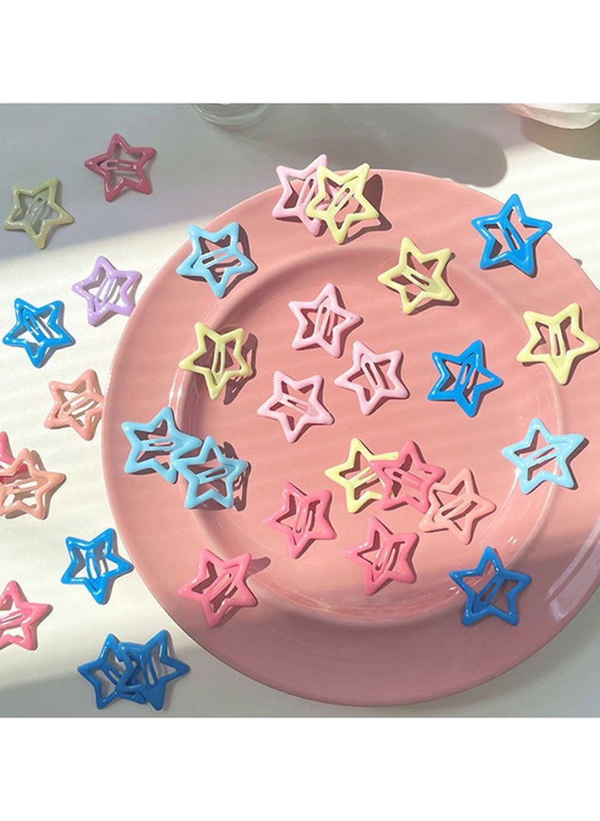 KHAJUL 30-Piece Star Hair Clips Girls Hair Pins Non Slip Hair Clips Small Hairpins for Styling Festival Accessories  - Image 5