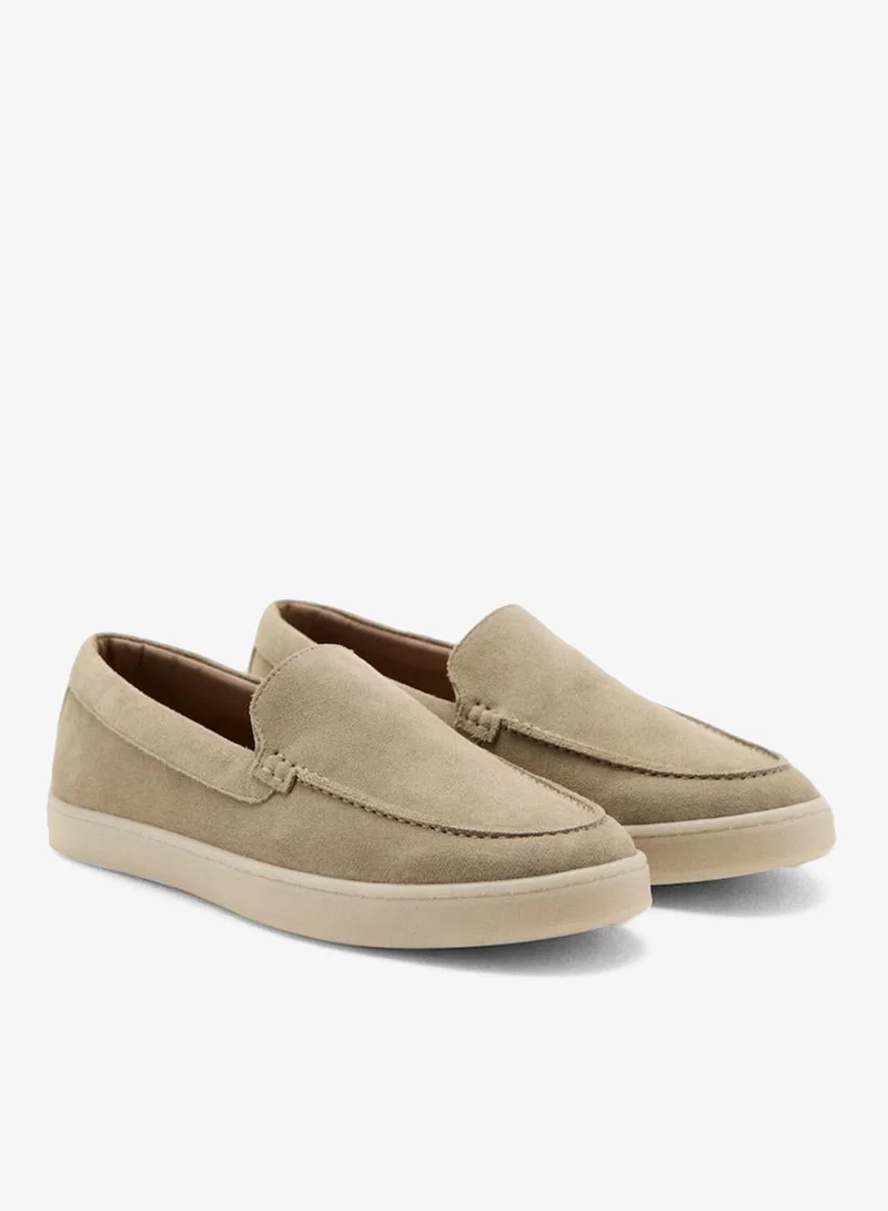 مانجو مان أحذية جلدية مقسومة