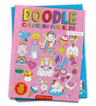 Doodle Coloring For Girls (Doodle Coloring Books) Paperback by Wonder House Books - view 4