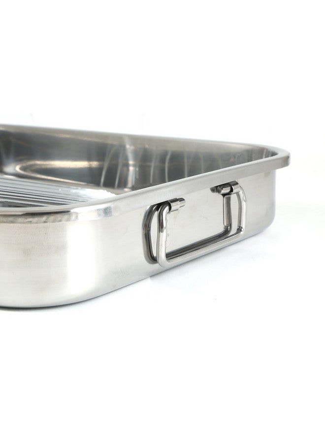 ExcelSteel طقم طهي برو 4 قطع صينية لازانيا وشواء 1 في 1 - Image 4