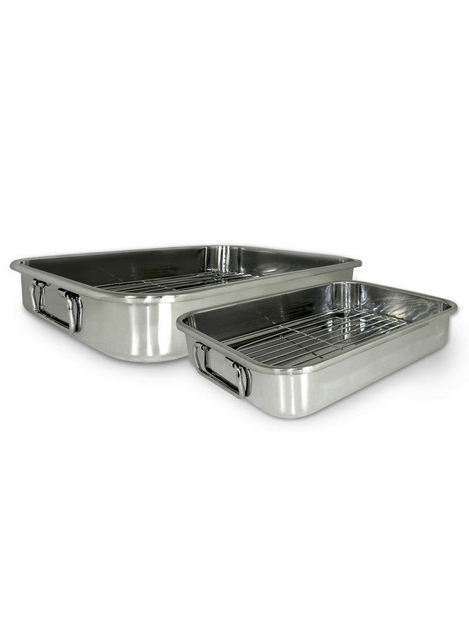 ExcelSteel طقم طهي برو 4 قطع صينية لازانيا وشواء 1 في 1 - Image 1