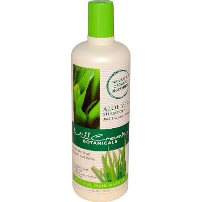 Mill Creek Botanicals - Aloe Vera Shampoo Mild, Everyday Formula - 16 oz.