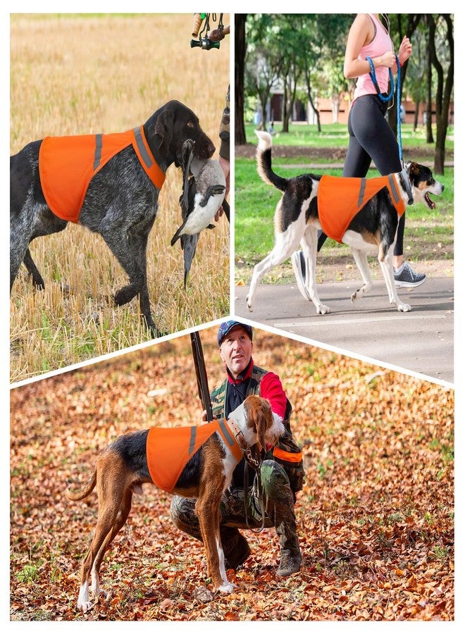 Vizbrite Dog Jacket High Visibility Safety Reflective Dog Vest for Small Medium Large Dogs (Small, Orange) - Image 5