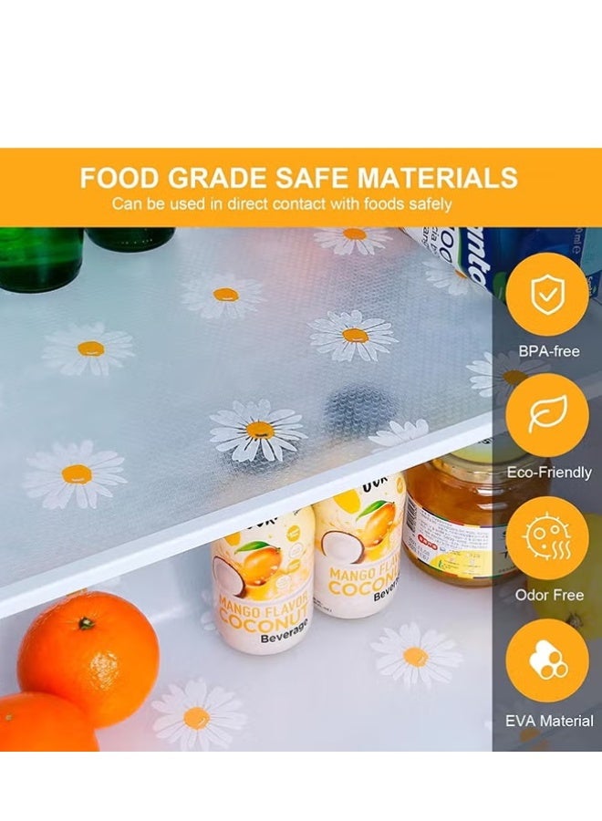MahMir Shelf Liner for Kitchen Rolls Non-Adhesive Drawer Mats, Non-Slip Food Grade EVA Drawer Liner, Stain Proof Liner for Shelf, Refrigerator, Cupboard, and Desk - Image 3