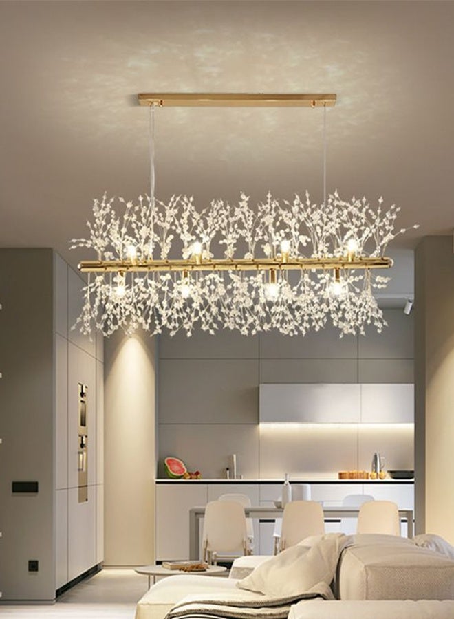 12-Light 3-Color Firefly gold chandelier Nordic creative home living room bedroom dining room chandelier - Image 1