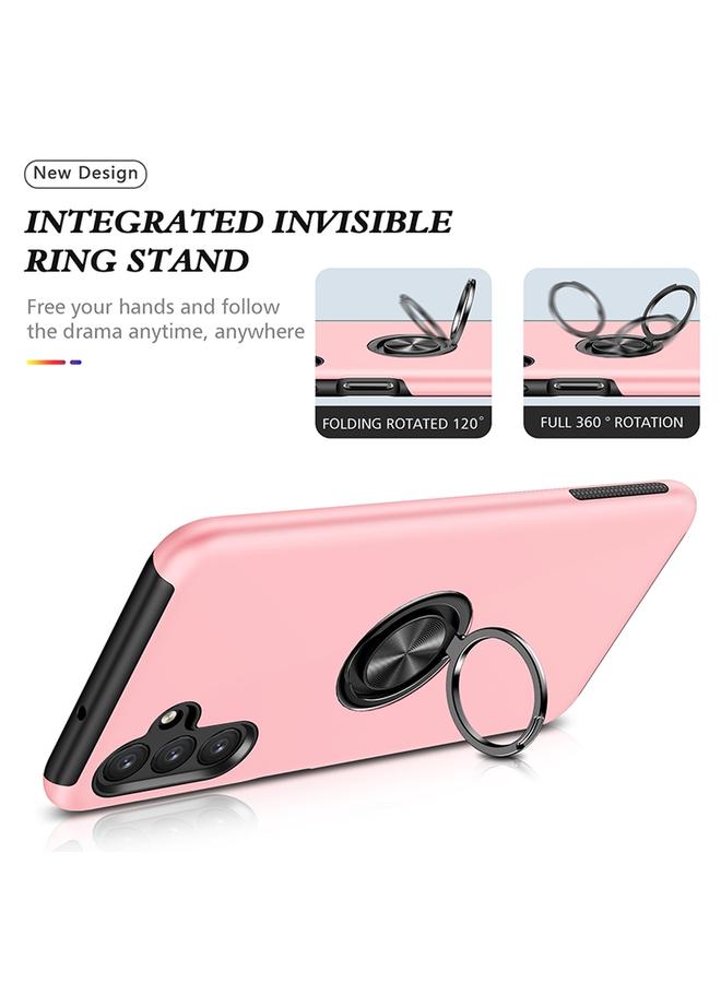 S-TOP Case For Samsung Galaxy A13 5G PC + TPU Magnetic Phone Case with Invisible Ring Holder - Image 3