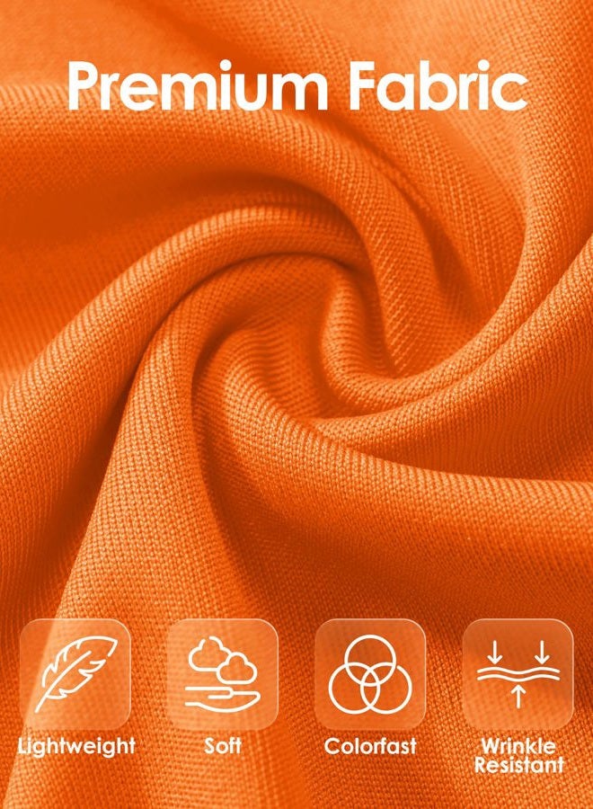Boladeci Mens Fishing Shirts Long Sleeve UPF 50+ UV Protection Sun Block Cool Athletic Tee Shirts for Hiking, Camping, Surfing, Running (Orange) - Image 4