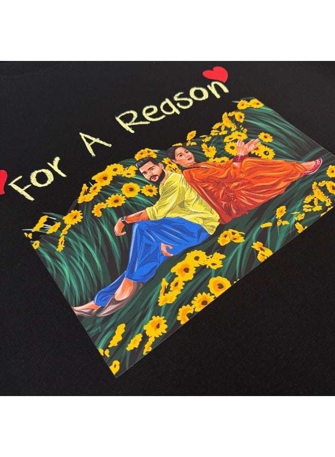 7 AURAS Karan Aujla For A Reason Tee (Punjabi Music) - Image 4