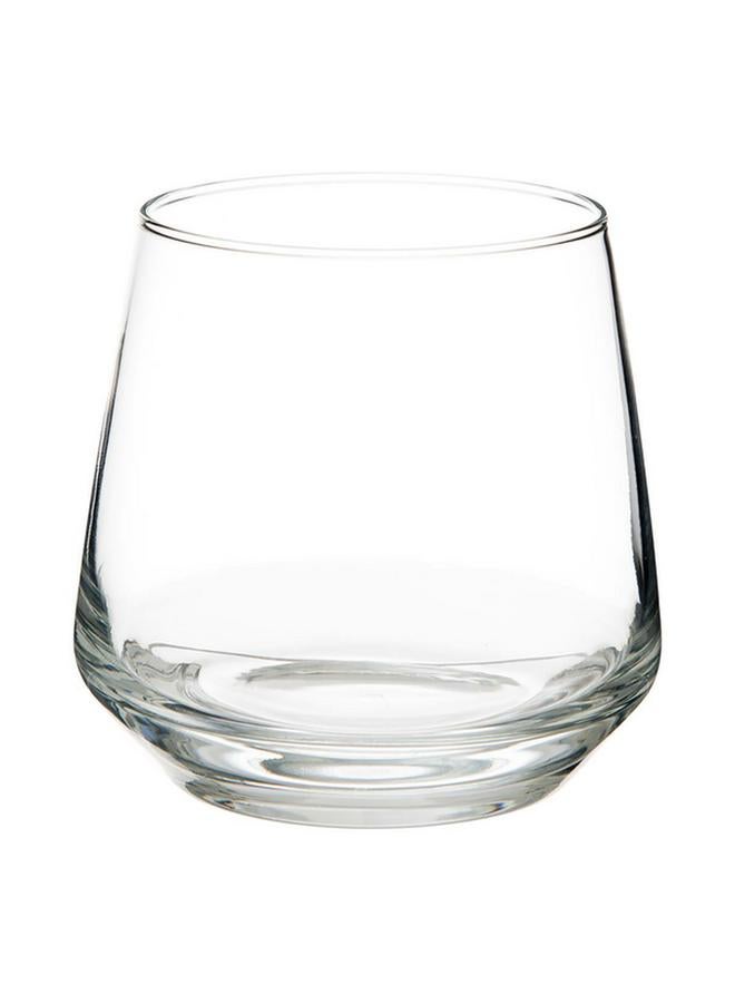 Secret de Gourmet Elaya Teflon Coated Durable Short Tumbler Glass Clear 340ml  - Image 1