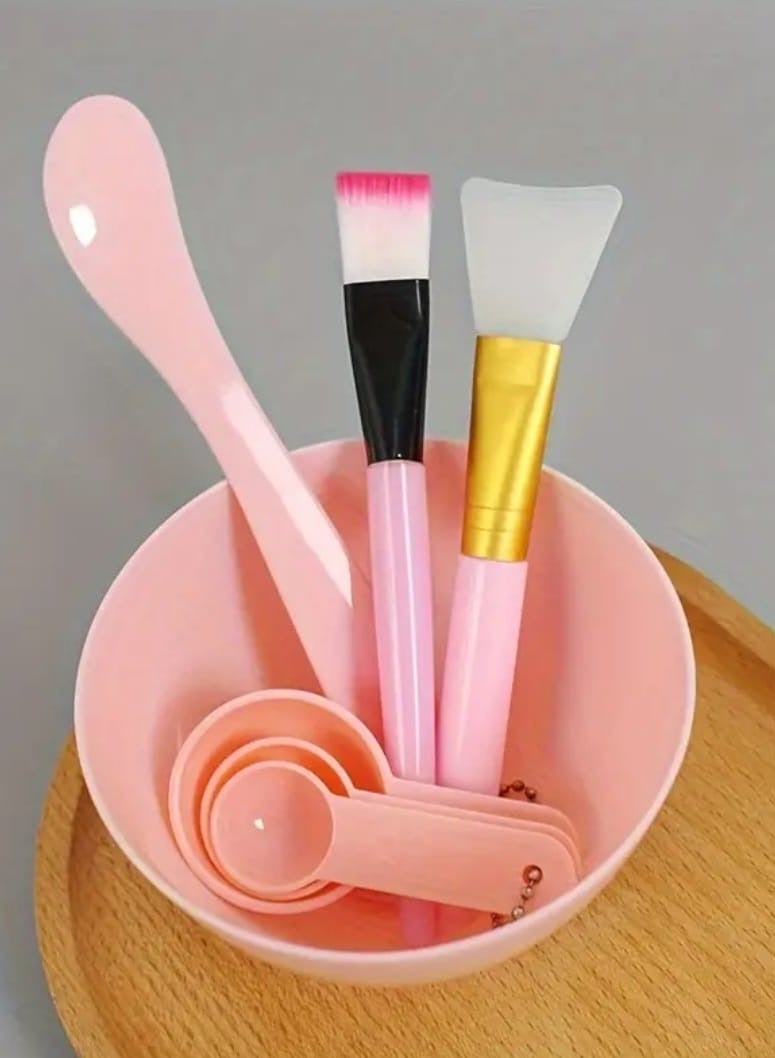 BOLREUS 7-Piece Facial Mask Tool Kit, Facial Cleansing Tools, Mixing Bowl, Luxury Facial Care Tool. - Image 1