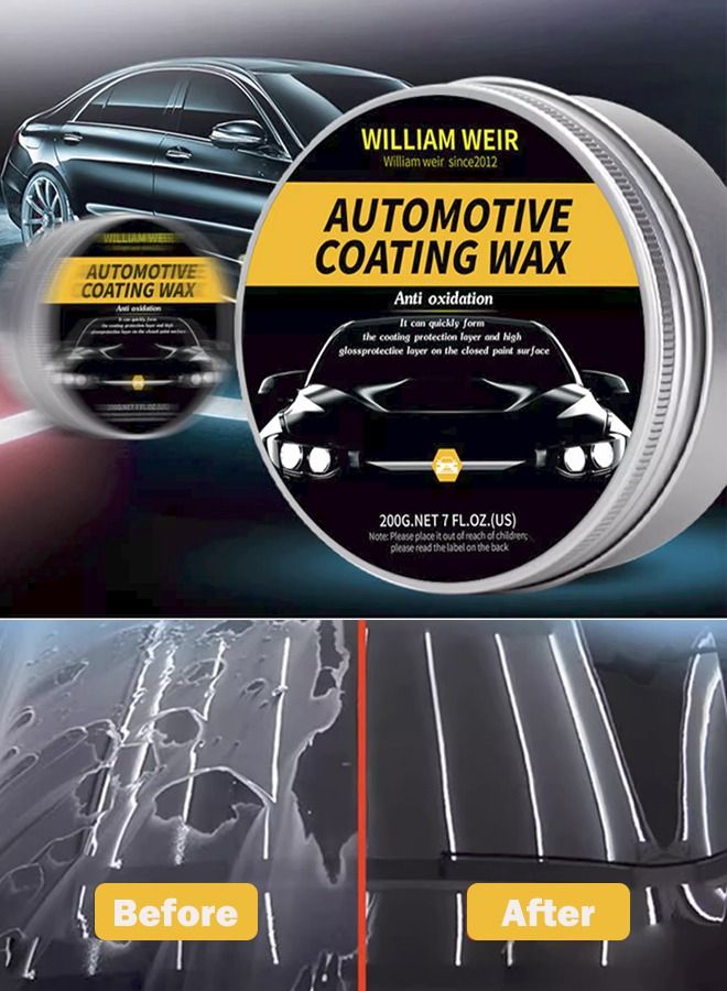 WILLIAM WEIR Automotive Wax Coating Car Wax Protection for Cars Polish Top Coat Polish and Sealer to Get Hydrophobic Properties and Mirror Effect Deep Gloss Shine - Image 5