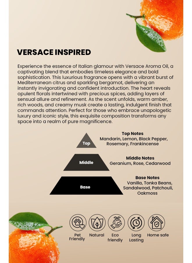Scentscircle Versace Hotel Inspired Aroma Diffuser Oil 250ml | Luxury Hotel Fragrance - Image 3