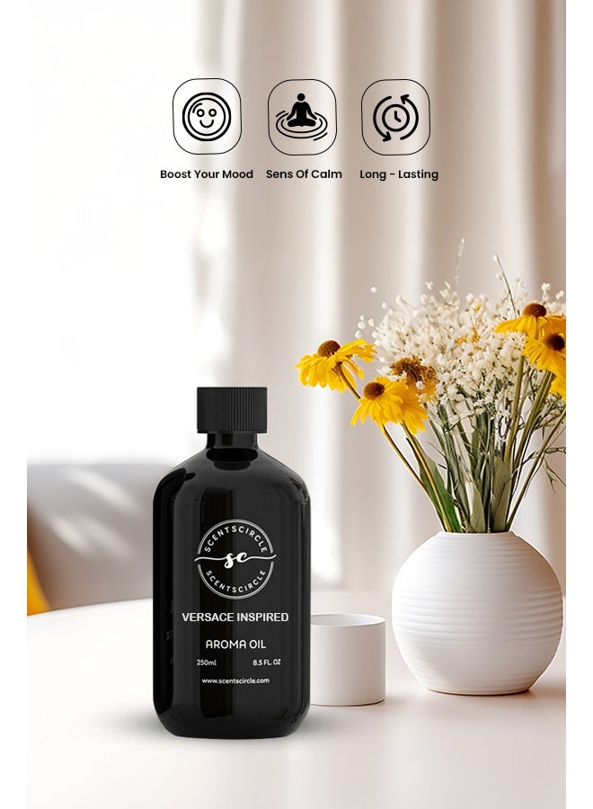 Scentscircle Versace Hotel Inspired Aroma Diffuser Oil 250ml | Luxury Hotel Fragrance - Image 4