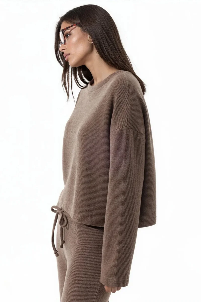 بوسيم BUSEM Women's Cotton-Blend Sweater