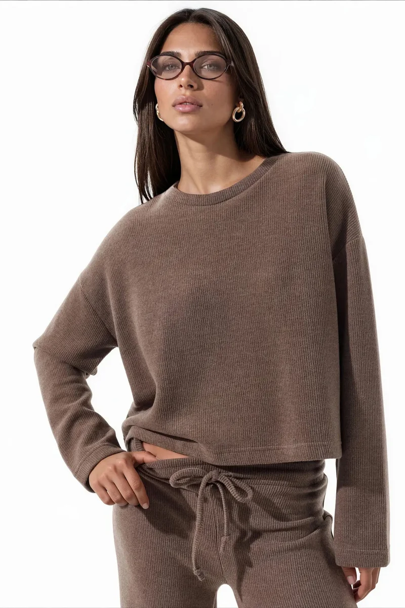 بوسيم BUSEM Women's Cotton-Blend Sweater