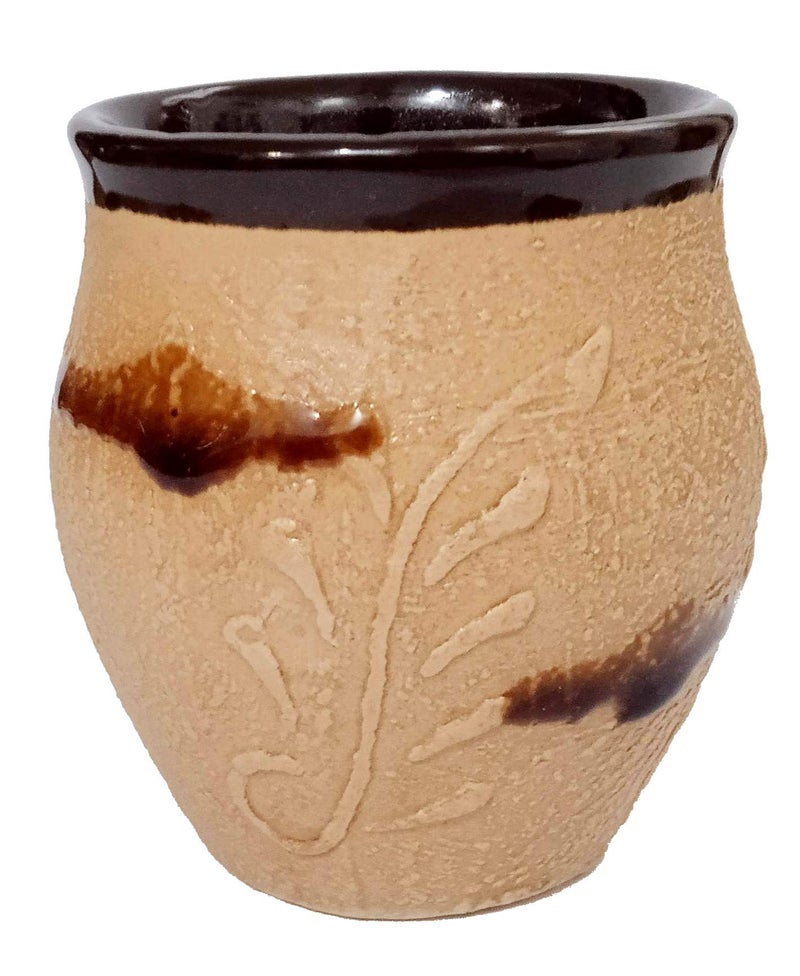 Purpledip Ceramic Kulhar Cups Ocean Waves: Indian Souvenir Memorabilia Set of 6 Mugs (10045) - Image 5