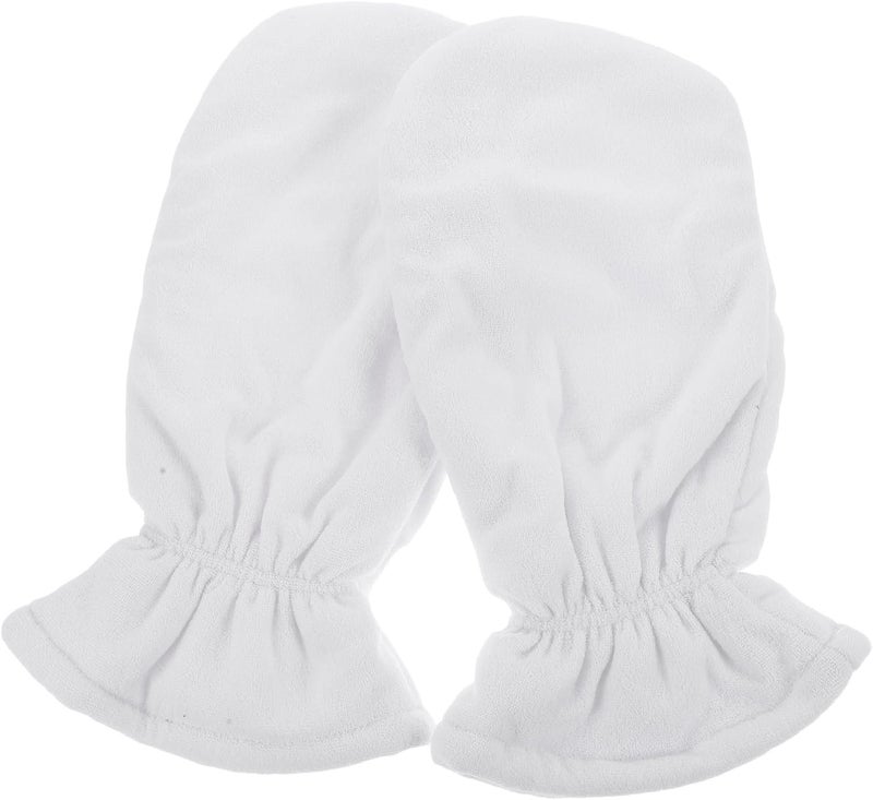 Wax Gloves 1 Pair Thickened Spa Hand Care Gloves with Essential Oil Moisturizing for Female Skin Care at Home and Salon Use 30x15cm Thermal Insulation - Image 1