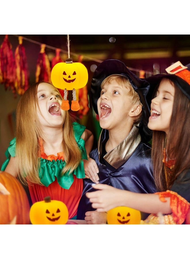 Gefaxi Pumpkin Night Light for Kids Cute Jack O Lantern Halloween Decor Nightlight for Baby Nursery Toddler Squishy Pumpkin Lights Cordless Rechargeable Dimmable Silicone Bedside Lamp Halloween Gifts - Image 3