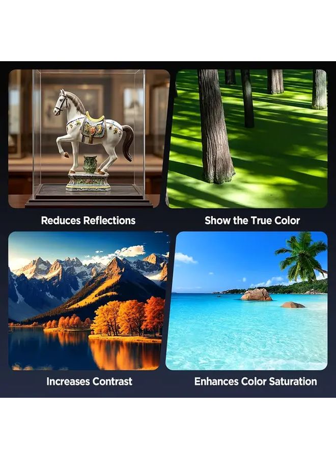 52mm CPL Polarizing Filter Reduces Reflections Enhances Color Compatible DSLR Smartphones - Image 4