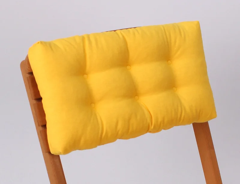 Altın Pamuk Gold Cotton Luxury Bistro Wooden Kitchen Garden Chair Cushion Set 2 Pieces with Backrest