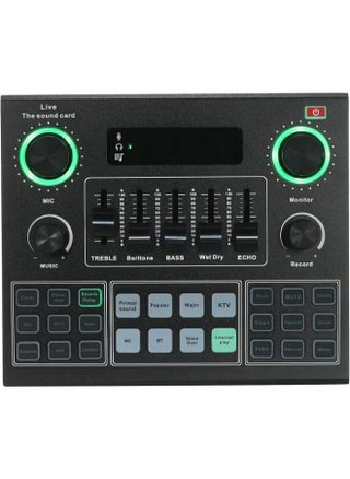 V9 Professional Sound Card with Bluetooth Connectivity – Studio-Quality Audio Mixer for Live Streaming, Podcasting, Broadcasting, and Network Singing – Compatible with Phones, Laptops & Tablets, Includes Dynamic Sound Effects, Noise Reduction & Multi-Input Support - pzsku/ZFFC31F993C637466ED0FZ/45/1747324657/f7eeedd3-8458-435a-9997-cf6d4ae8adae
