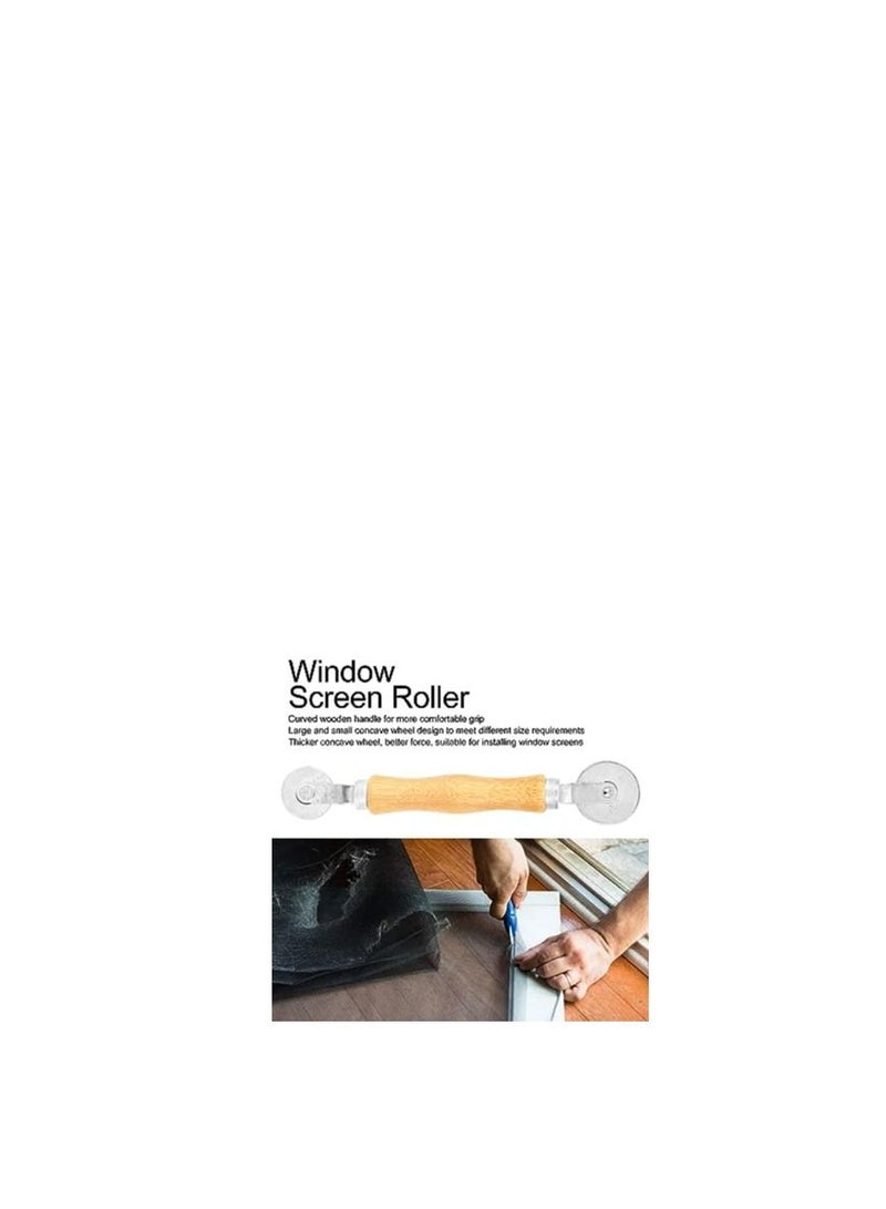 AQSON Screen Rolling Tool, Wear Resistance Window Screen Roller High Hardness for Window Screens for Terrace Screens for Sliding Screen Doors  - Image 5