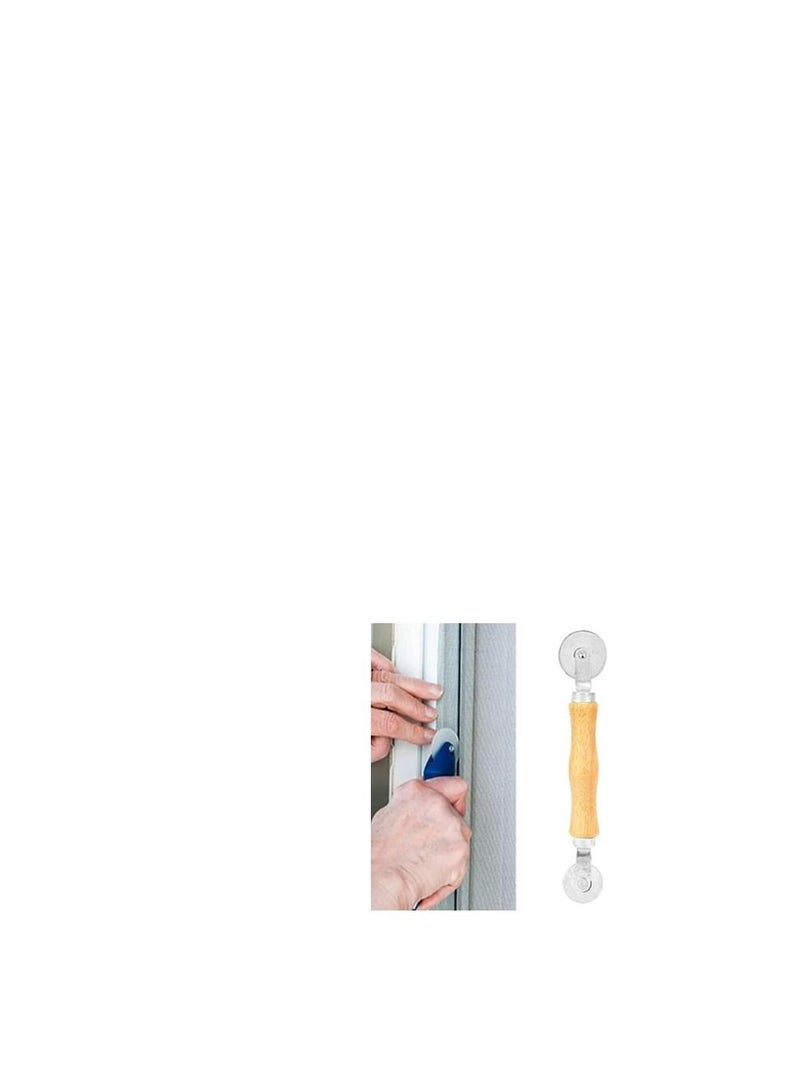 AQSON Screen Rolling Tool, Wear Resistance Window Screen Roller High Hardness for Window Screens for Terrace Screens for Sliding Screen Doors  - Image 3