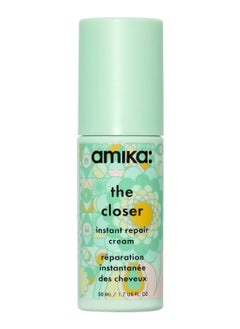 amika Amika The Closer Instant Split-End Hair Repair Cream 50ml – Smoothing, Strengthening, and Hydrating Leave-In Treatment to Seal Split Ends, Reduce Breakage, and Restore Softness for All Hair Types, Vegan & Cruelty-Free  - Image 1