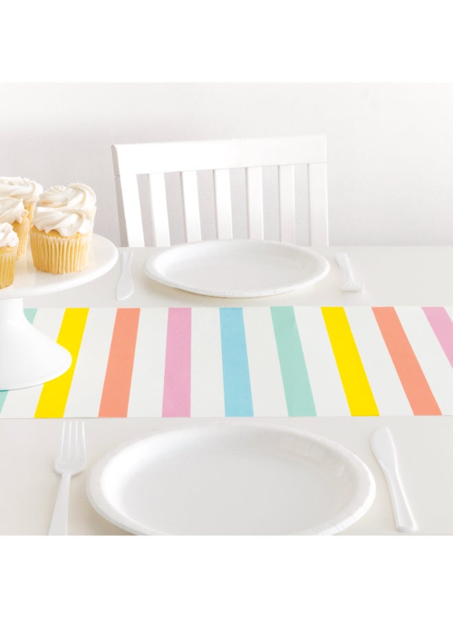 Unique مفرش طاولة ورقي بألوان الباستيل على شكل آيس كريم - Image 4