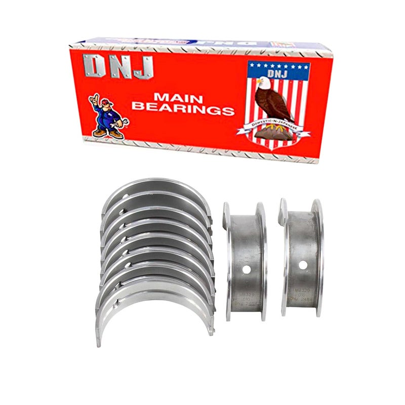 DNJ MB329.30 Oversize Main Bearings Set for 1997-2003 Chevrolet, GMC, Isuzu, Pontiac Cavalier, Hombre, S10 2.2L L4 8V OHV 2190cc - Image 1
