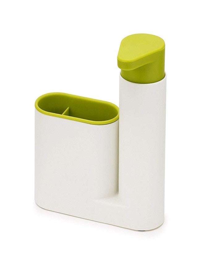 PAVITYAKSH 2 in 1 Sink Tidy Set Stand for Kitchen & Bathroom Storage Organizer Soap Holder with Liquid Dispenser, Multicolour (K65) - Image 1