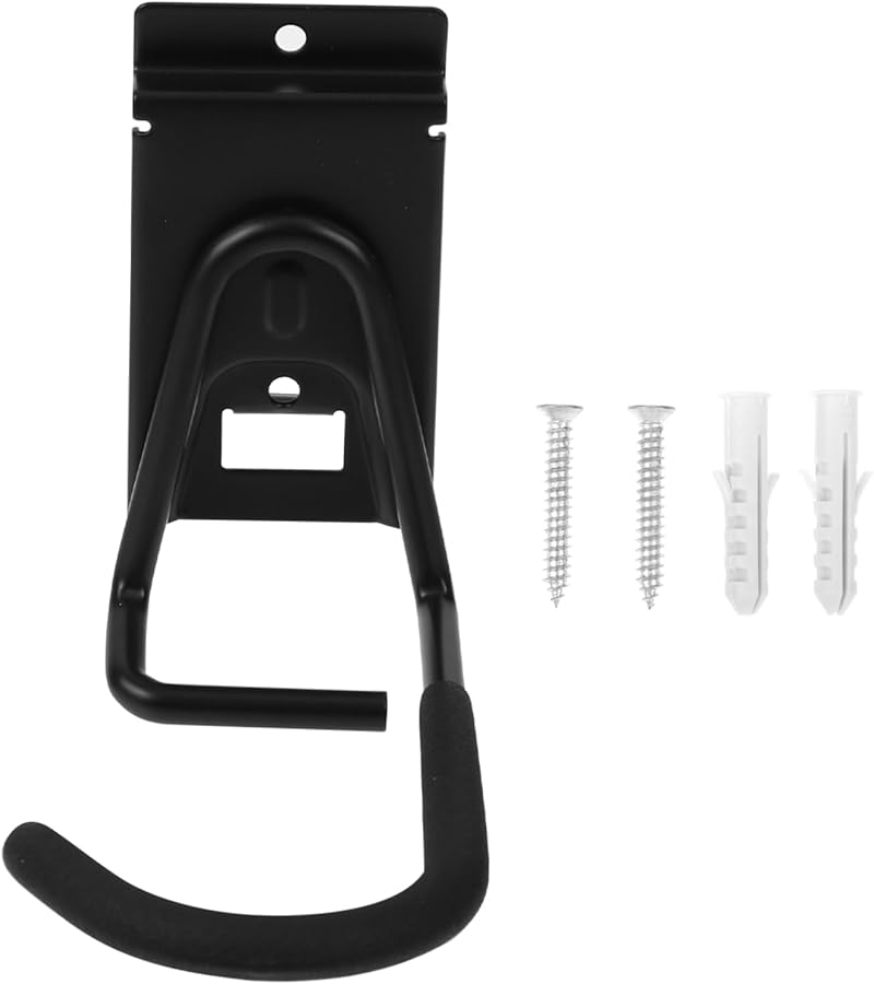 خطاف دراجة ثقيل للجدران للدراجات الطريقية والجبلية، يوفر مساحة تخزين - Image 1