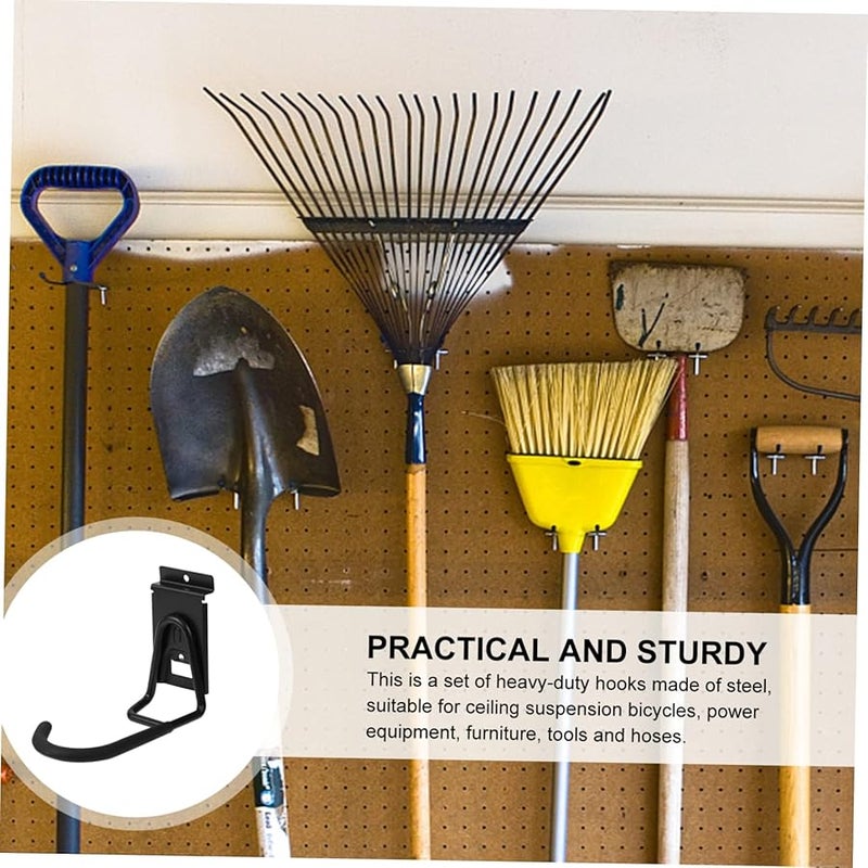 خطاف دراجة ثقيل للجدران للدراجات الطريقية والجبلية، يوفر مساحة تخزين - Image 5