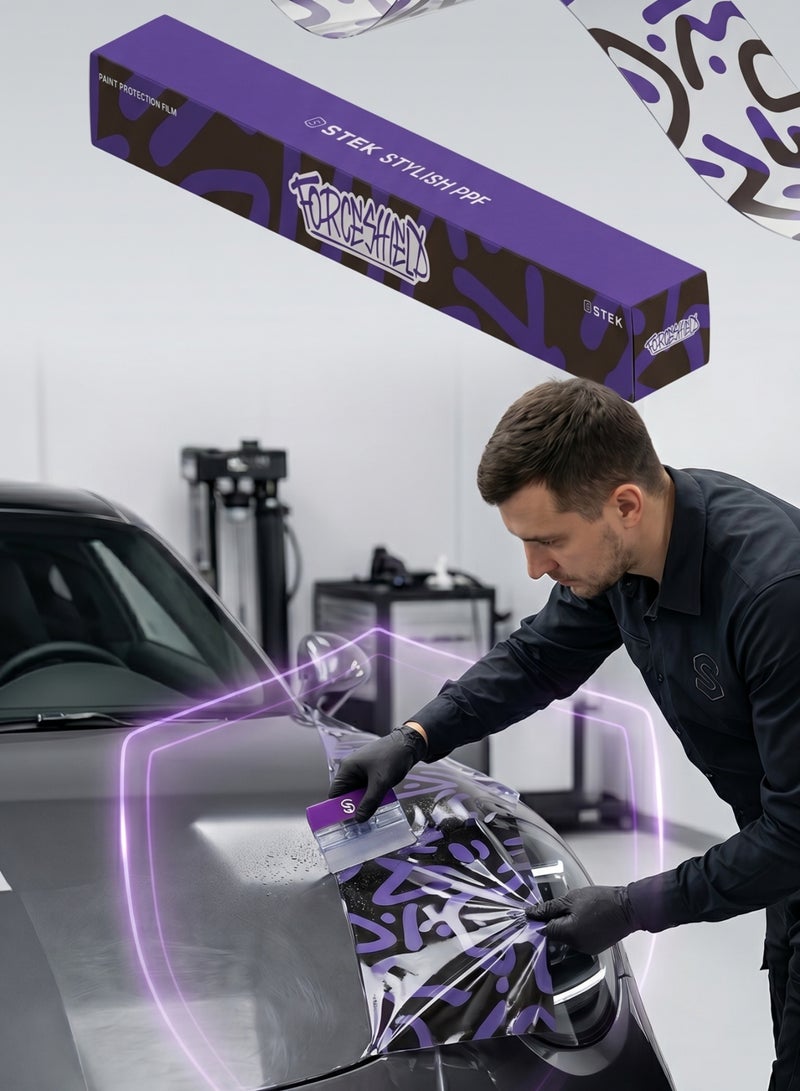 STEK FORCESHIELD F3 Matte PPF | 10-Year Warranty | Distinctive Matte Look | Hydrophobic & Self-Healing - Image 1