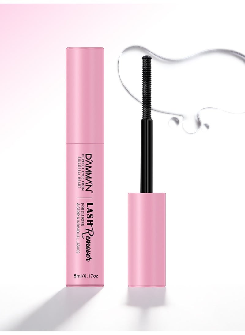 D'AMMA'N DAMMAN Lash Cluster Remover, 15s Quick & Deep Dissolving Eyelash Remover for DIY Home Use, Gentle Clear Gel – 5ml - Image 1