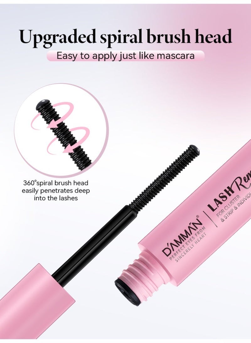 D'AMMA'N DAMMAN Lash Cluster Remover, 15s Quick & Deep Dissolving Eyelash Remover for DIY Home Use, Gentle Clear Gel – 5ml - Image 3