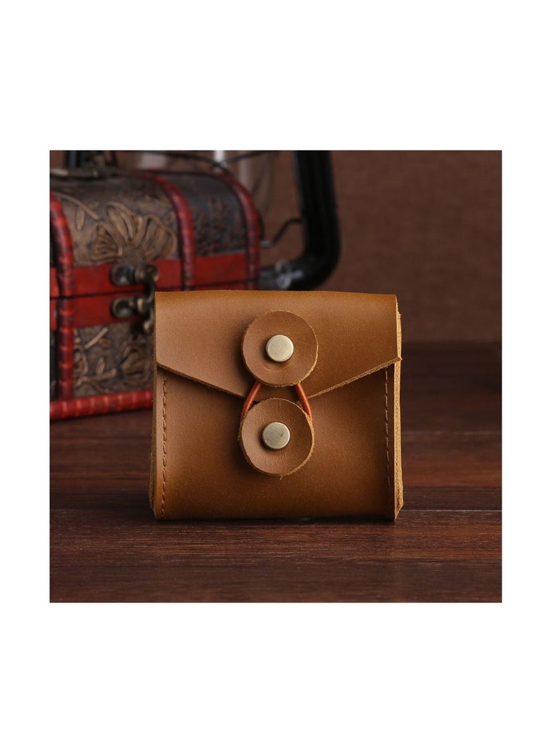 New Sundries Travel Organizer Case Charging Case Coin purse portable leather bag - Image 2