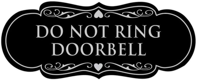 BPA Designer Do Not Ring Doorbell Sign
