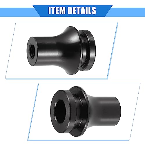 VekAuto Car Gear Shift Knob Adapter, M10x1.5 Shifter Boot Retainer Universal for Manual Transmission Vehicles Durable Aluminum Alloy Black - Image 5