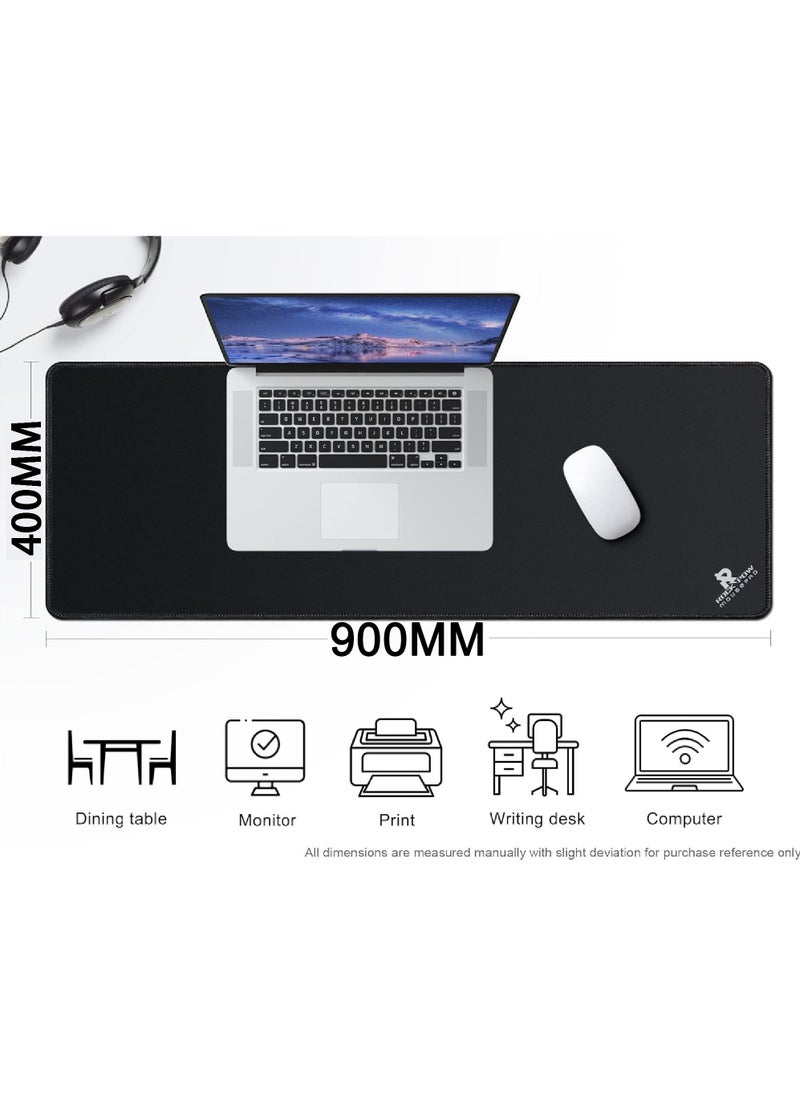 Rock Pow - Large Gaming Mouse Pad 900*400mm Size Long Mousepad Extended Cloth Mouse Pad/Desk Mat with Stitched Edges for Gamer Office Home - Image 1