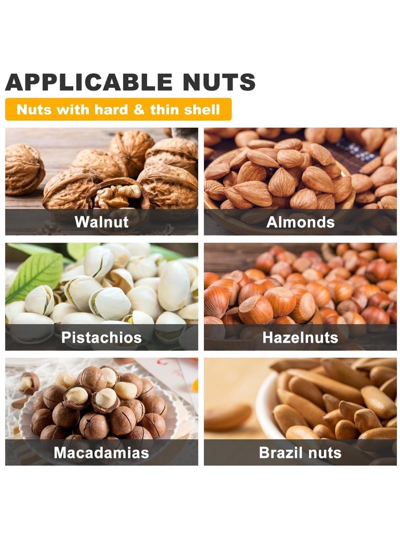 Excefore - Electric Nut Cracker Machine Portable Pecan Walnut Cracker Sheller Nut Opener Tool for Walnuts Pecans Hazelnuts Almonds Brazil Nuts - Image 1