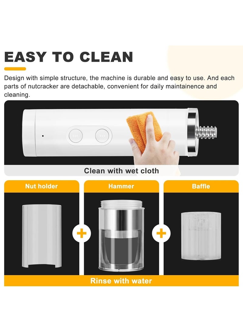 Excefore - Electric Nut Cracker Machine Portable Pecan Walnut Cracker Sheller Nut Opener Tool for Walnuts Pecans Hazelnuts Almonds Brazil Nuts - Image 1
