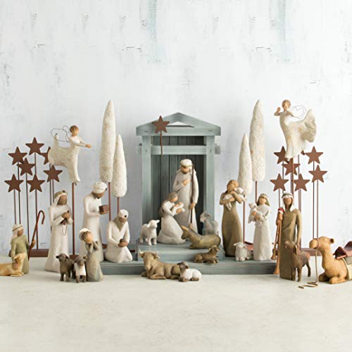 Willow Tree 6-Piece Nativity Set, Behold The Awe and Wonder of The Christmas Story, Build a Family Holiday Tradition with Classic Nativity Collection, Sculpted Hand-Painted Figures - Image 4