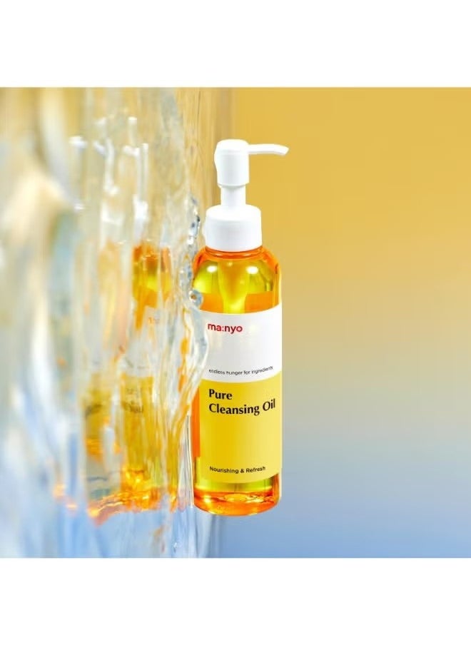MA:NYO - Pure Cleansing Oil Korean Facial Cleanser, Blackhead Melting, Daily Makeup Removal with Argan Oil, for Women Korean Skin care 6.7 fl oz (1 Pack) - Image 1