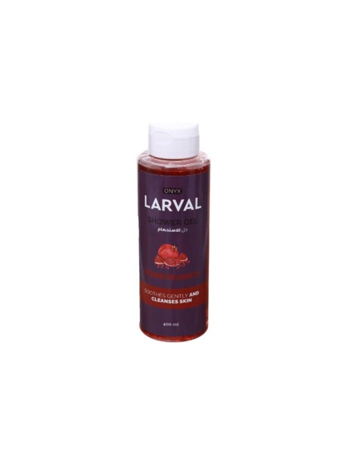 LARVAL Shower Gel Pomegranate 400 ml  - Image 1