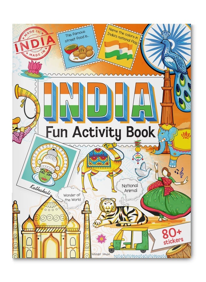 India: Fun Activity Book for Children | Explore Culture, Monuments, Festivals & Maps | Ages 5–10 | 3+ Hours of Interactive Learning and Discovery