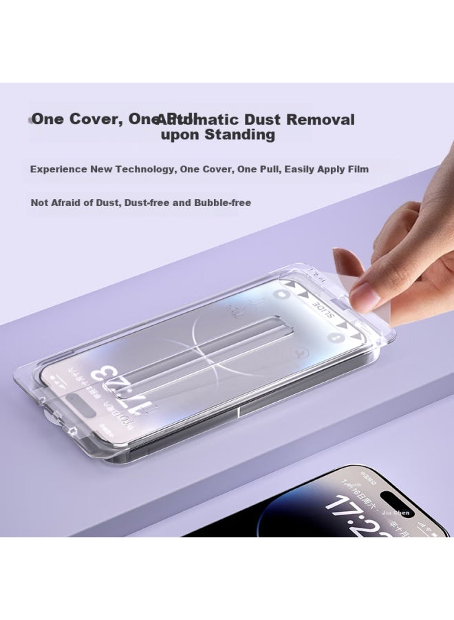 Shangsu Apple 15 Tempered Glass Screen Protector For Iphone 15, Dust-free Warehouse, High Definition, Anti-drop, Anti-fingerprint, -proof, Full Coverage, High Transparency, Two Pieces Pack - Image 2