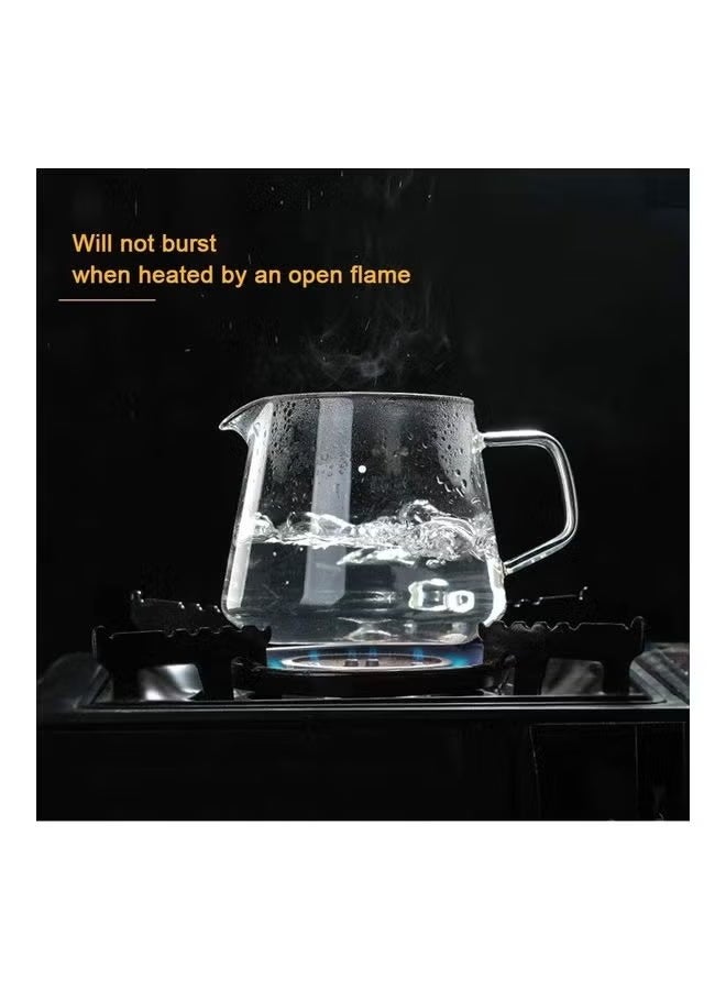 شو وو صب على صانعة القهوة واضحة 600 مل - Image 4