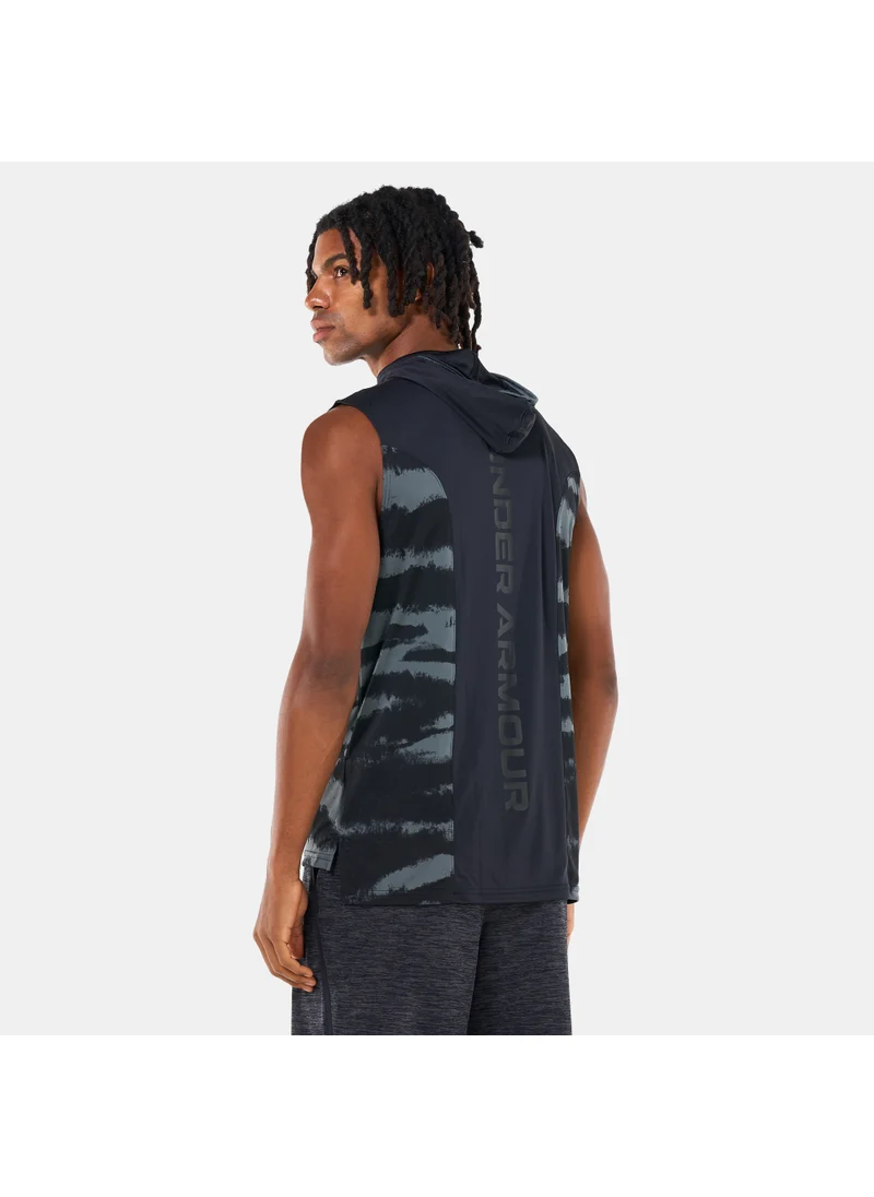 UNDER ARMOUR Men's Baseline Sleeveless Hoodie